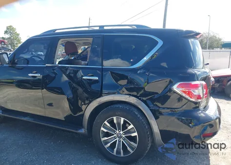 2017 Nissan Armada Sl из США, поврежденный, VIN JN8AY2NC8H9510703